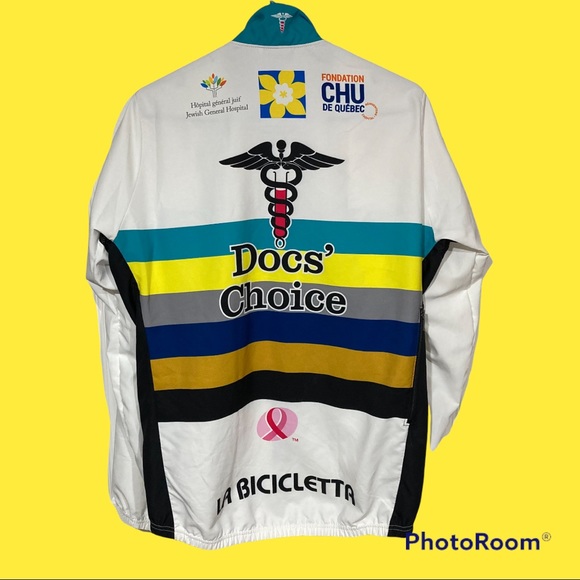 Men’s windbreaker Primal official bicycle race jacket branded Mercedes Benz SZ L - Picture 5 of 16